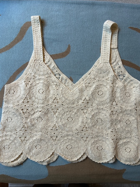 Tops - Crochet tank top size small
